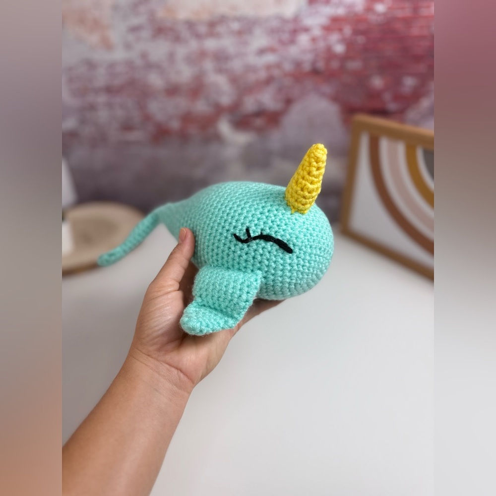 The Narwhal Crocheted Stuffed Animal Aquatic Creatures